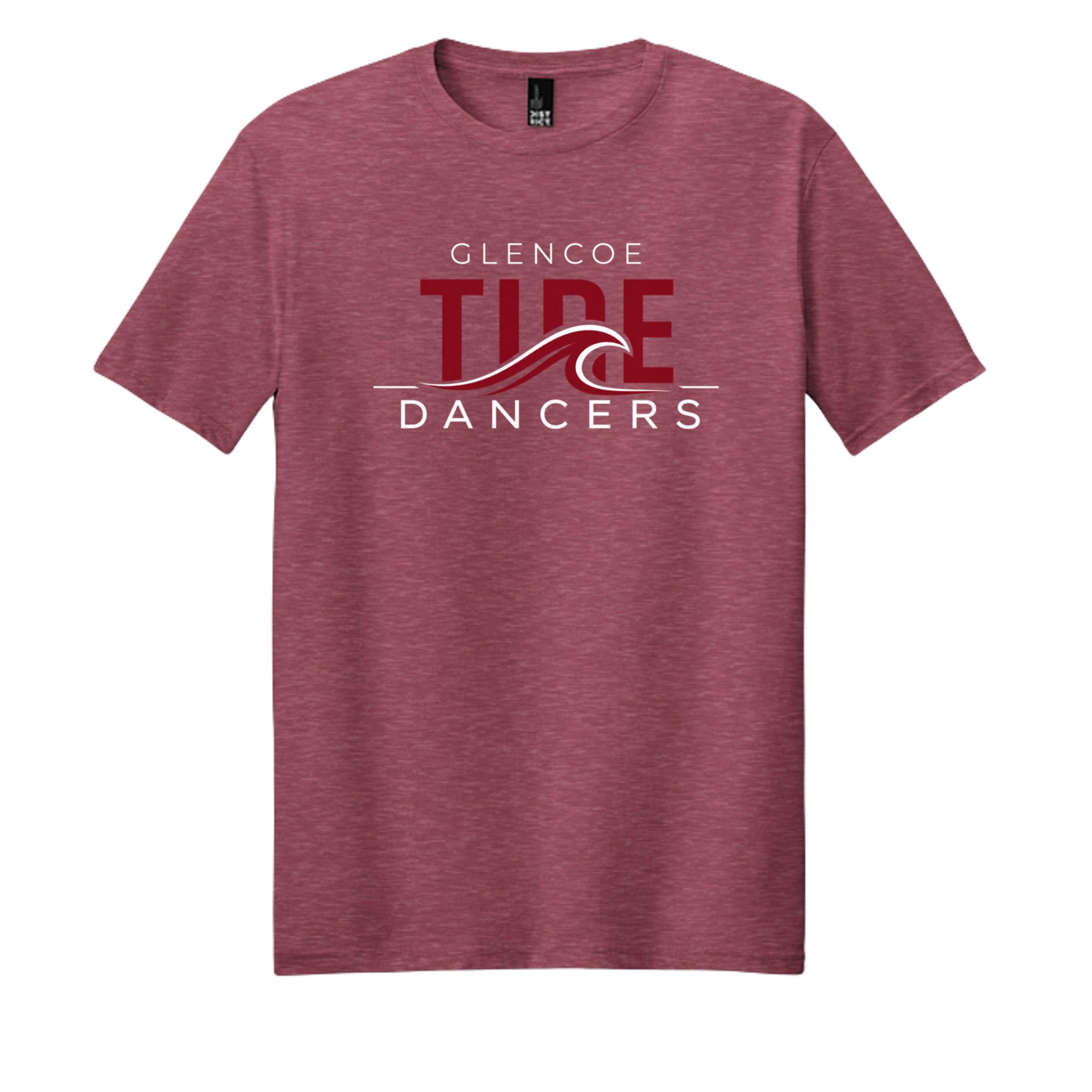 Heathered Red - DM108 - FRONT